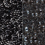 Aurora crystal fabric rocks