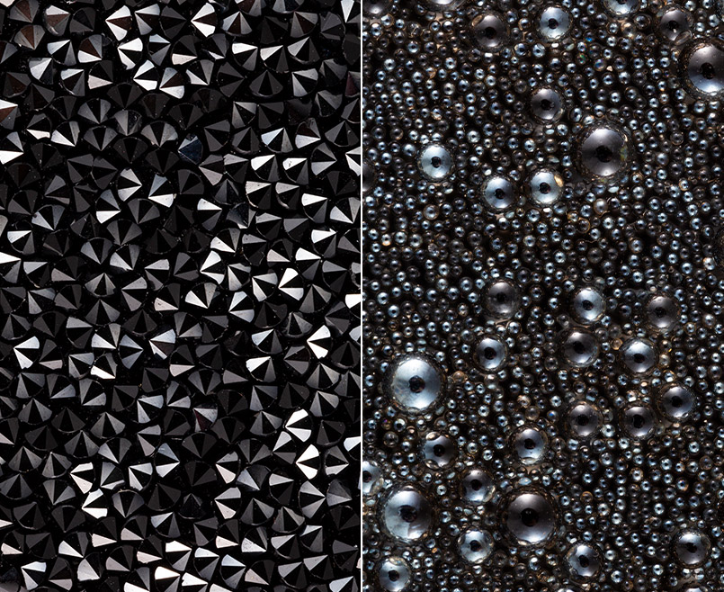 Aurora crystal fabric rocks